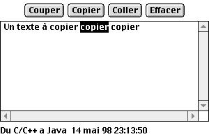 Applet TraitementTexte