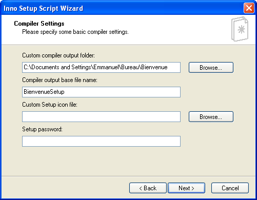 Inno Setup compilateur